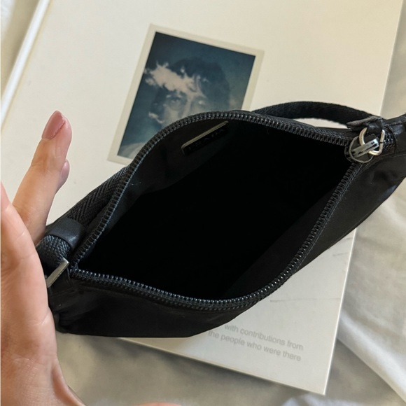 PRADA handbag accessory pouch handbag Pocono triangular logo plate Tessuto - Picture 5 of 9